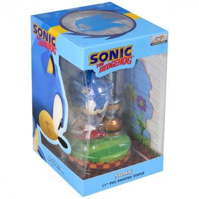 Estátua Sonic The Hedgehog Green Hill Zone Diorama Standart