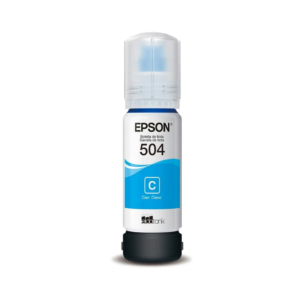 Refil de Tinta Epson 504 Azul