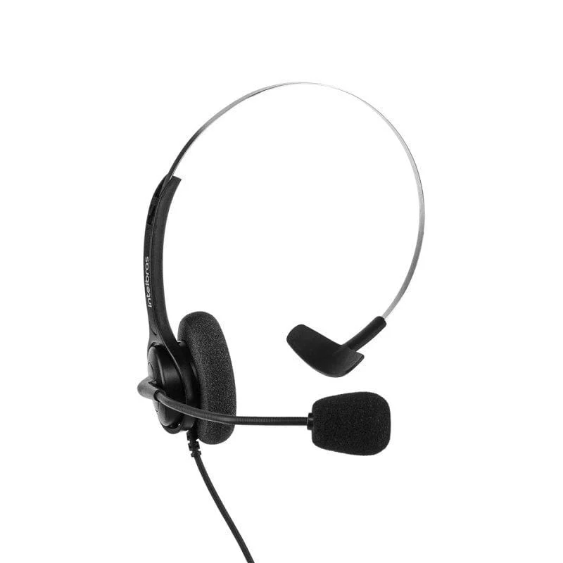 Headset Intelbras Chs 40, USB, Mono, Espuma e Microfone - 4010041 Headset Intelbras Chs 40, USB, Mono, Espuma e Microfone - 4010041