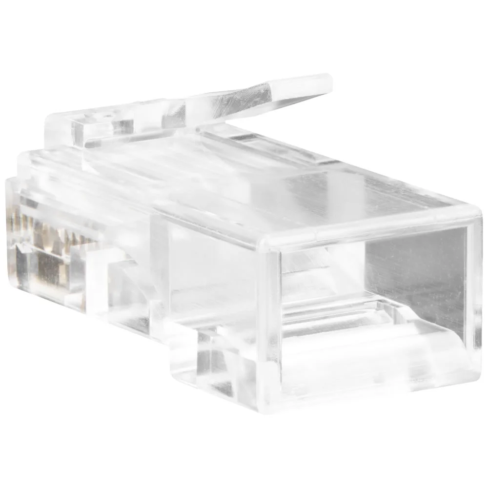 Imagem 2 de 5 do produto Kit - 50 Conectores RJ45 Cat6, Conex 1000, Intelbras
