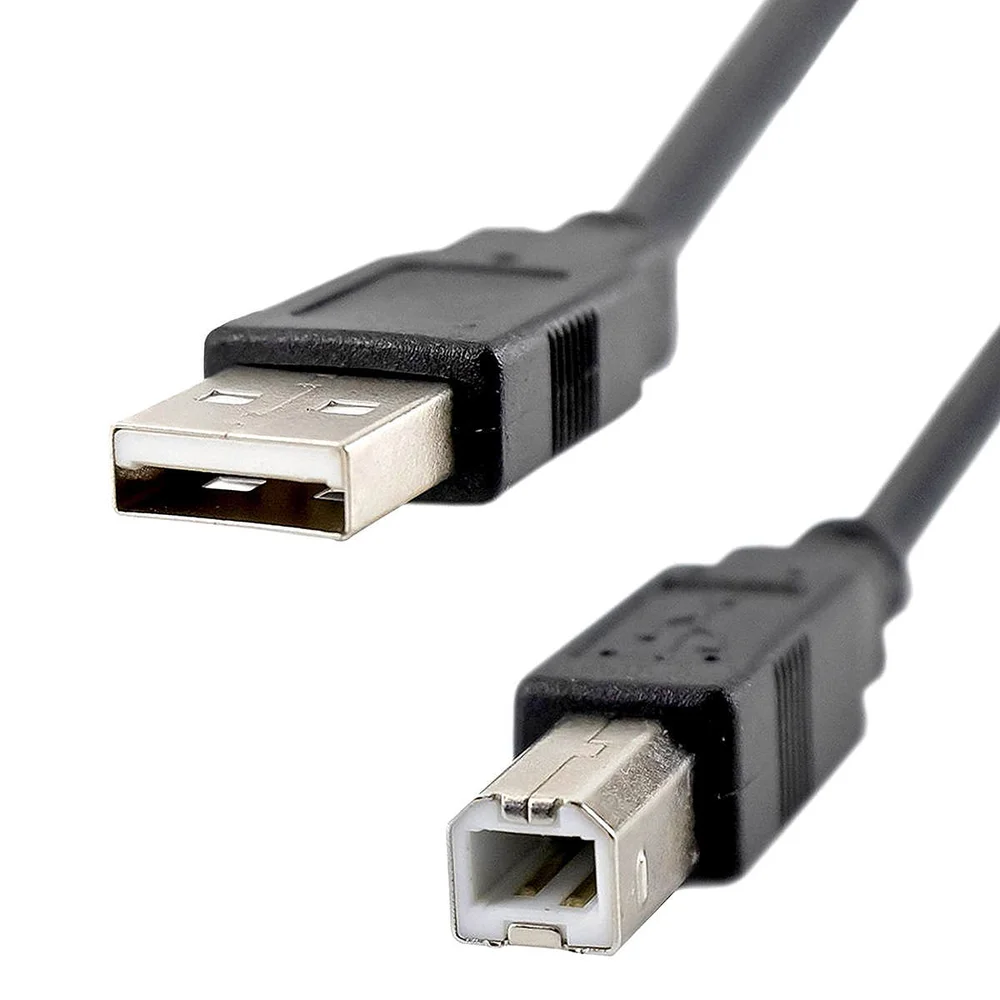Imagem 2 de 5 do produto Cabo USB Nt, De 5 Metros, Am+Bm, Para Impressoras e com Filtro Contra Interferências, Preto - 03936