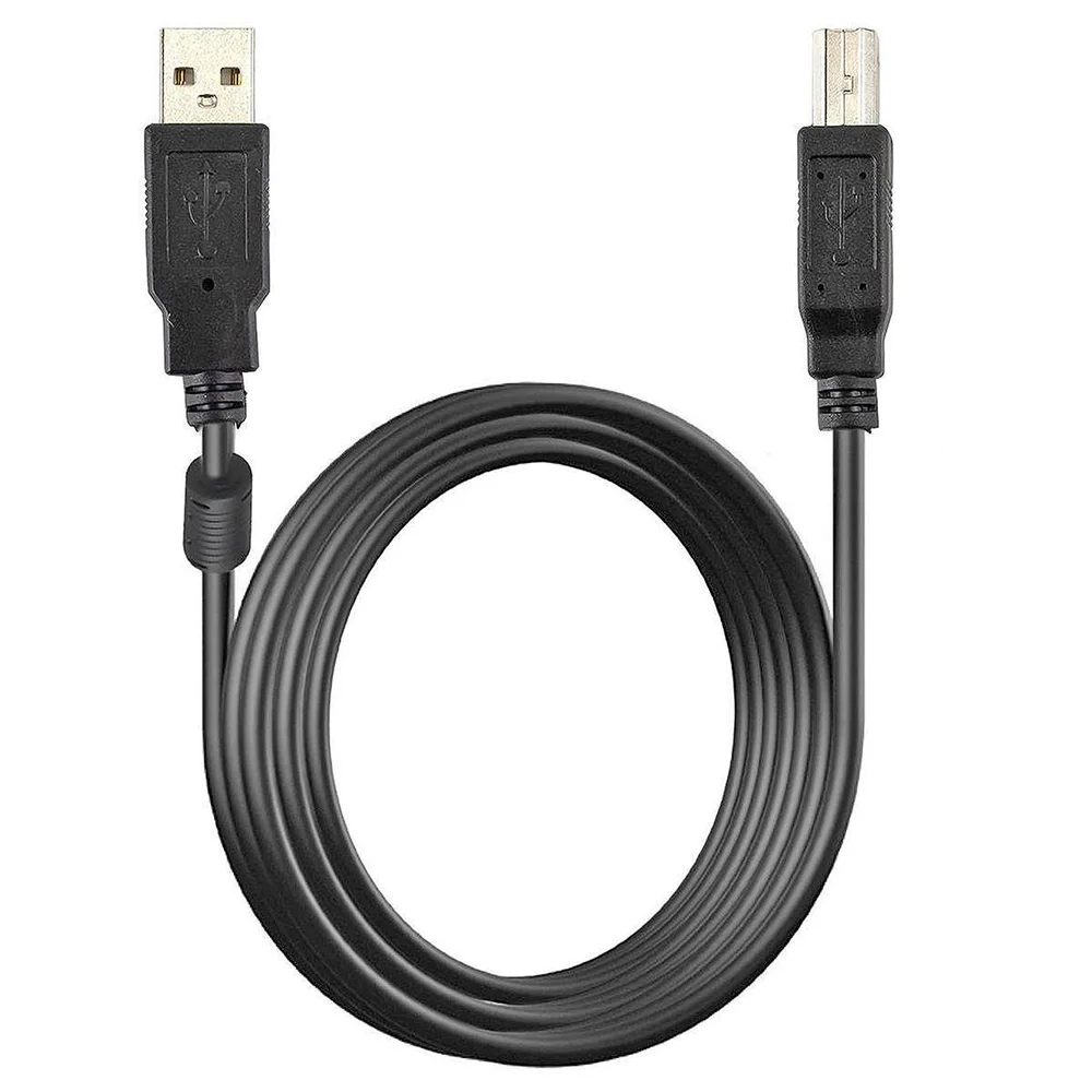 Imagem 3 de 5 do produto Cabo USB Nt, De 5 Metros, Am+Bm, Para Impressoras e com Filtro Contra Interferências, Preto - 03936