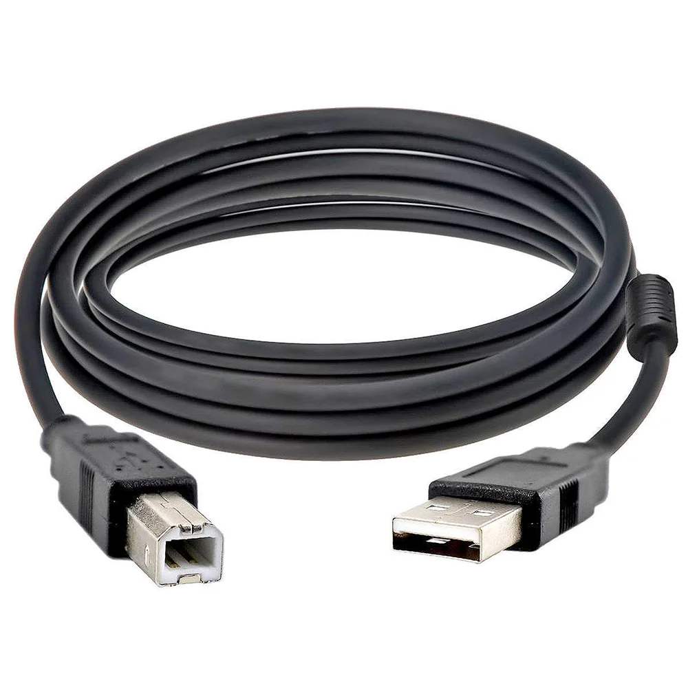Imagem 5 de 5 do produto Cabo USB Nt, De 5 Metros, Am+Bm, Para Impressoras e com Filtro Contra Interferências, Preto - 03936