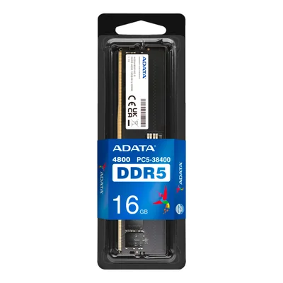 メモリー ADATA DDR5-4800 8GBx2 16GB Memória RAM Adata DDR5 8GB 4800MHz CL40, Alta Velocidade e