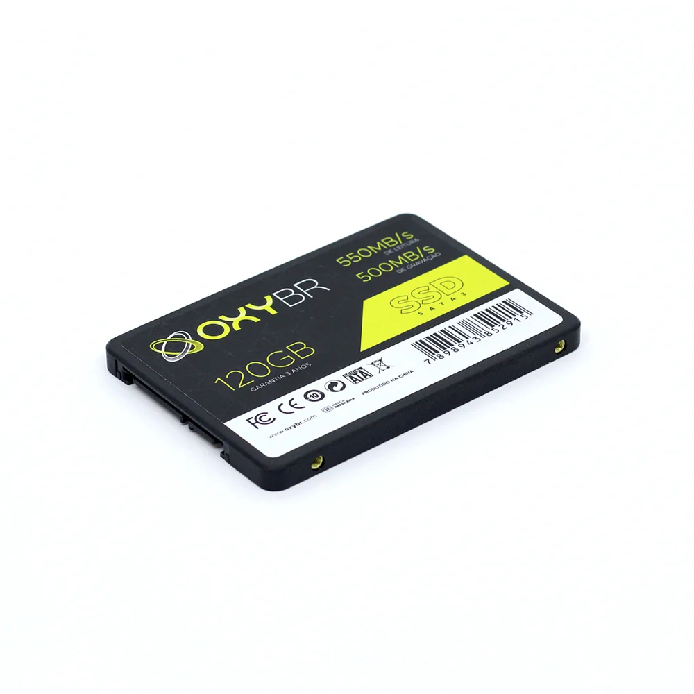 Imagem 5 de 5 do produto SSD 120GB Oxybr, Sata 3, Leitura 550Mb/s E Gravação 450Mb/s
