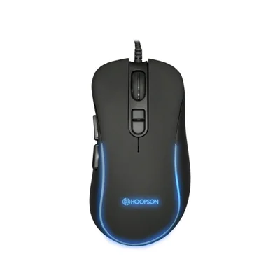 Mouse Gamer Hoopson, 3600 Dpi, Com Led, RGB, Preto - Msg-201