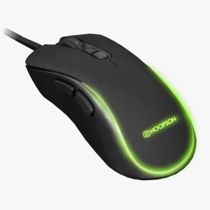 Imagem 3 de 3 do produto Mouse Gamer Hoopson, 3600 Dpi, Com Led, RGB, Preto - Msg-201