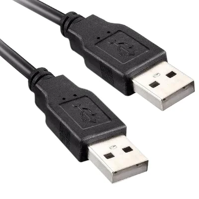 Cabo USB Macho X Macho Nt Am+am De 1.5 Metros E Filtro Contra Interferências Preto 03937
