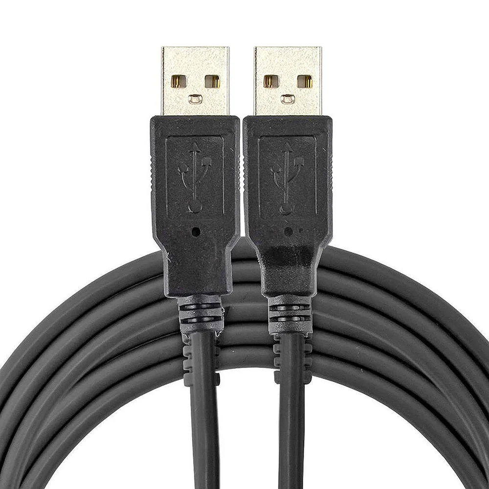 Imagem 2 de 5 do produto Cabo USB Macho X Macho Nt Am+am De 1.5 Metros E Filtro Contra Interferências Preto 03937