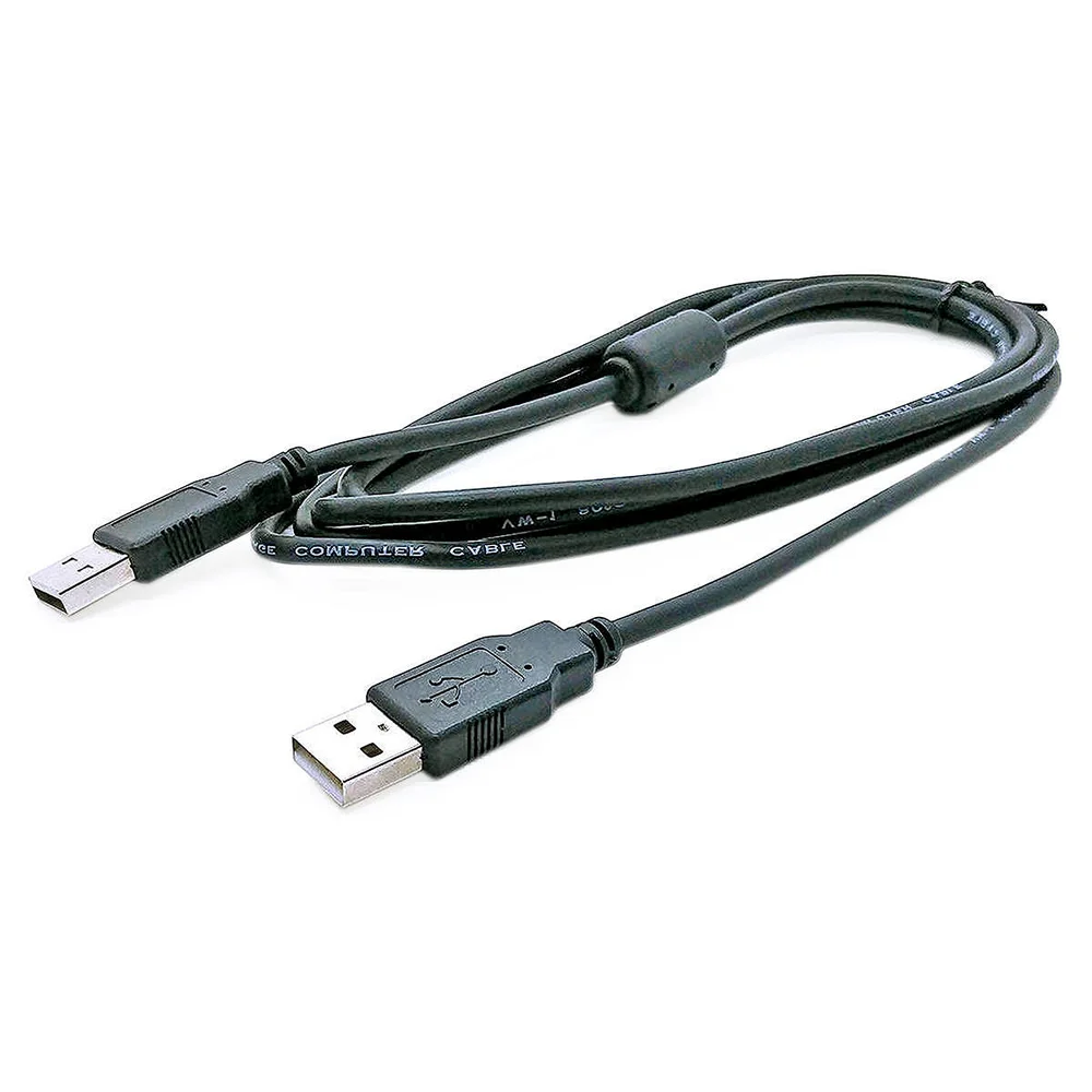 Imagem 4 de 5 do produto Cabo USB Macho X Macho Nt Am+am De 1.5 Metros E Filtro Contra Interferências Preto 03937