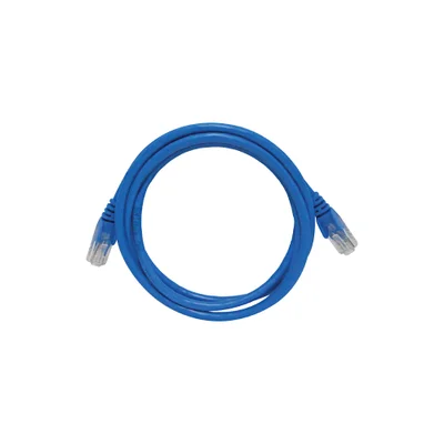 Patch Cord UTP Cat6, Padrão 568b 1.5M, Azul - 26AWG