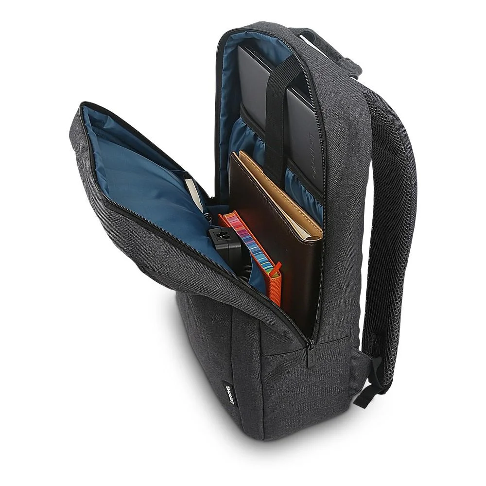 Imagem 3 de 5 do produto Mochila Para Notebook Lenovo, Até 15.6pol, Poliéster, 2 Compartimentos com zíper, Preto - Gx40q17225