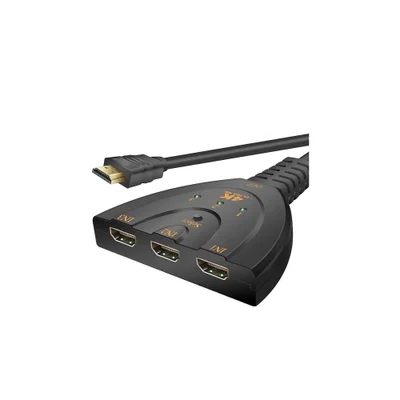 Switch Hdmi Generico 3 Em1 4k/2k 3d Jc-hs-hm C/ Chave Seletora