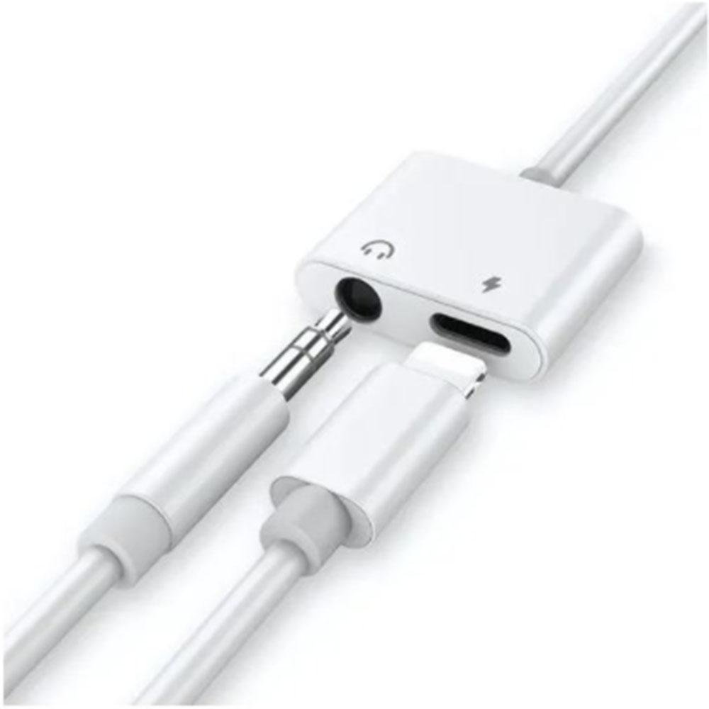 Cabo Adaptador Ios Para P2/ios Femea Lightning Auxiliar | KaBuM!