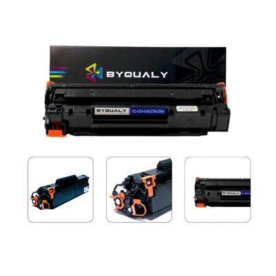 Toner Byqualy Para Hp, 2k, Preto - 435a/436a/285a/278a