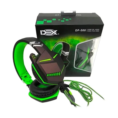 Fone Headset Gamer Dex, Com Microfone - DF-500