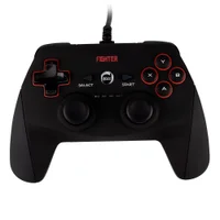 Controle Dazz Double Shock Fighter Ps3/pc Usb 2.0 Preto - 623397