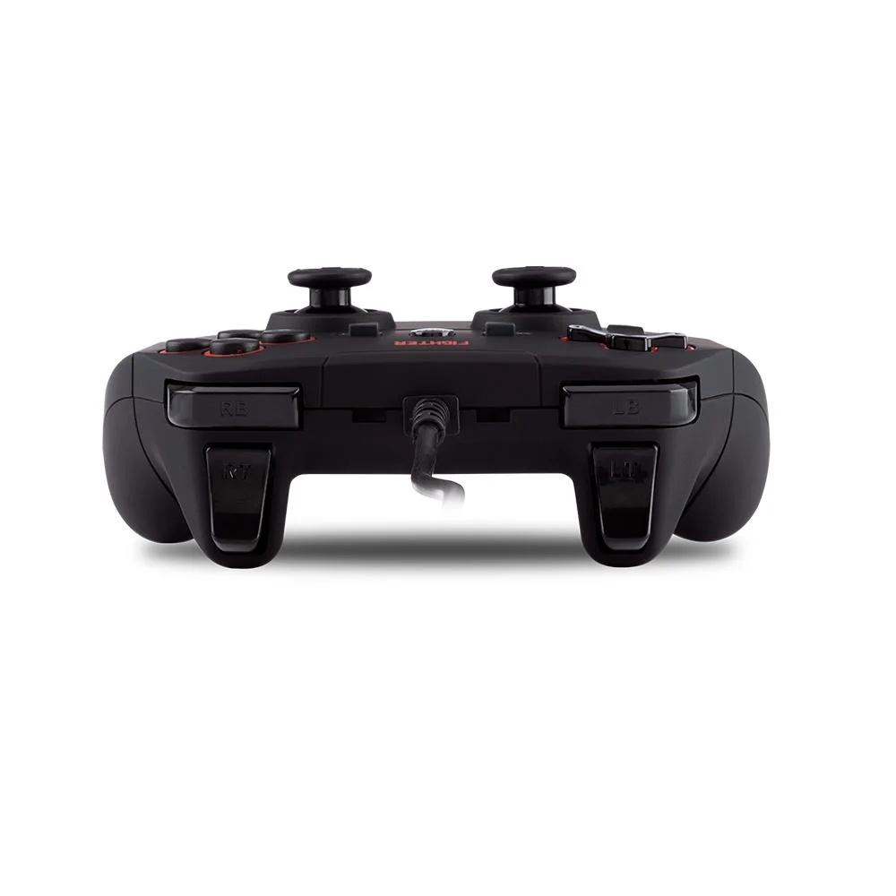 Imagem 4 de 5 do produto Controle Dazz Double Shock Fighter Ps3/pc Usb 2.0 Preto - 623397