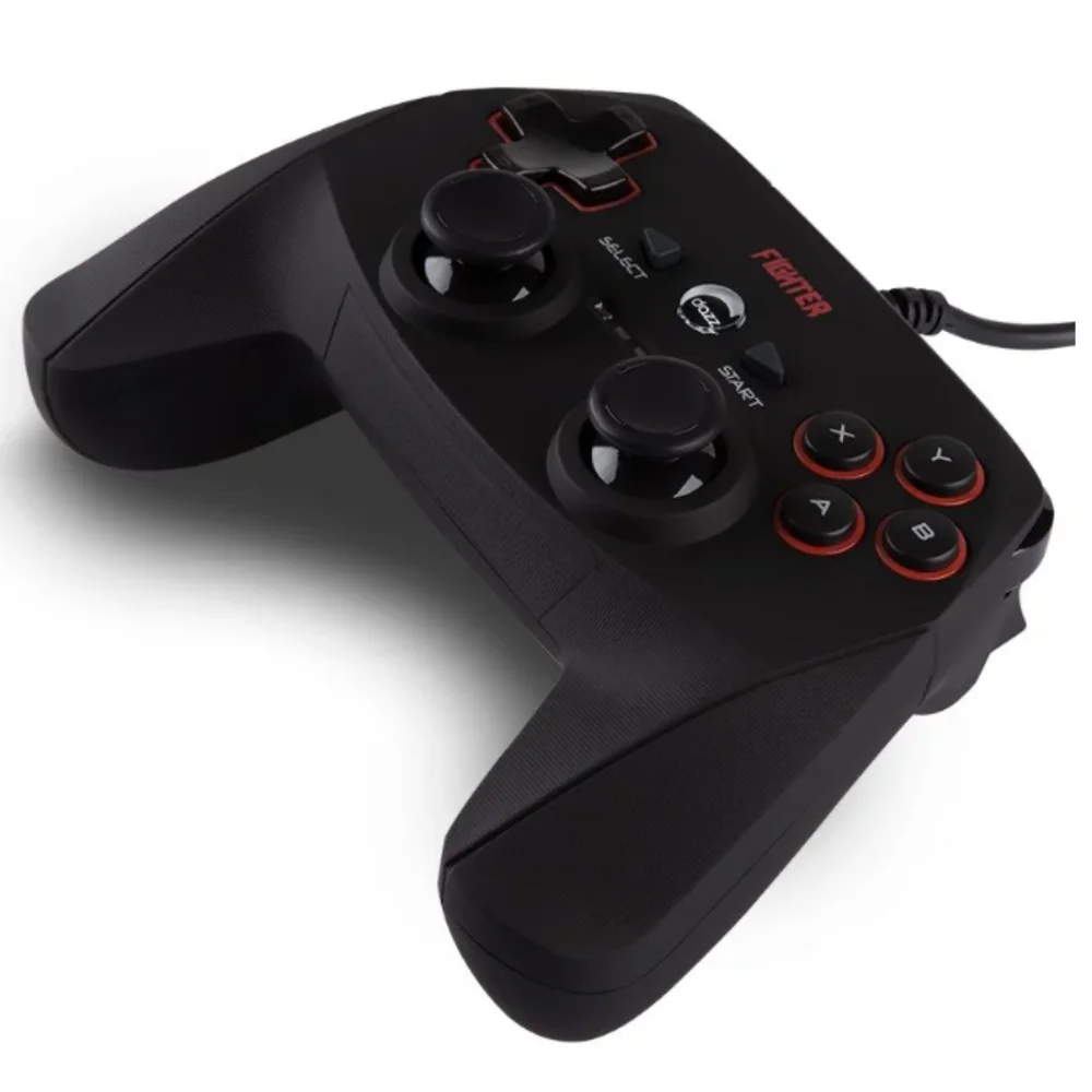 Imagem 5 de 5 do produto Controle Dazz Double Shock Fighter Ps3/pc Usb 2.0 Preto - 623397