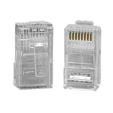 Conector Rj45, Cat5, Wurth, Pacote Com 100 Unidades - 0978120003