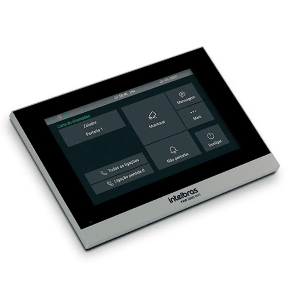 Imagem 3 de 5 do produto Terminal De Video Ip Universal Com Wifi Tvip 3000 Wifi Intelbras