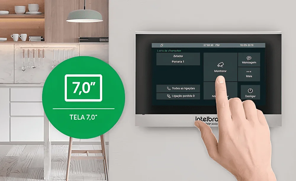 Imagem 5 de 5 do produto Terminal De Video Ip Universal Com Wifi Tvip 3000 Wifi Intelbras