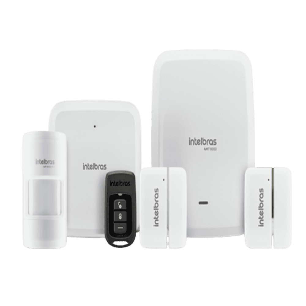 Kit de Alarme Sem Fio Amt 8000 Slim Intelbras - Loja Melhor do Sul