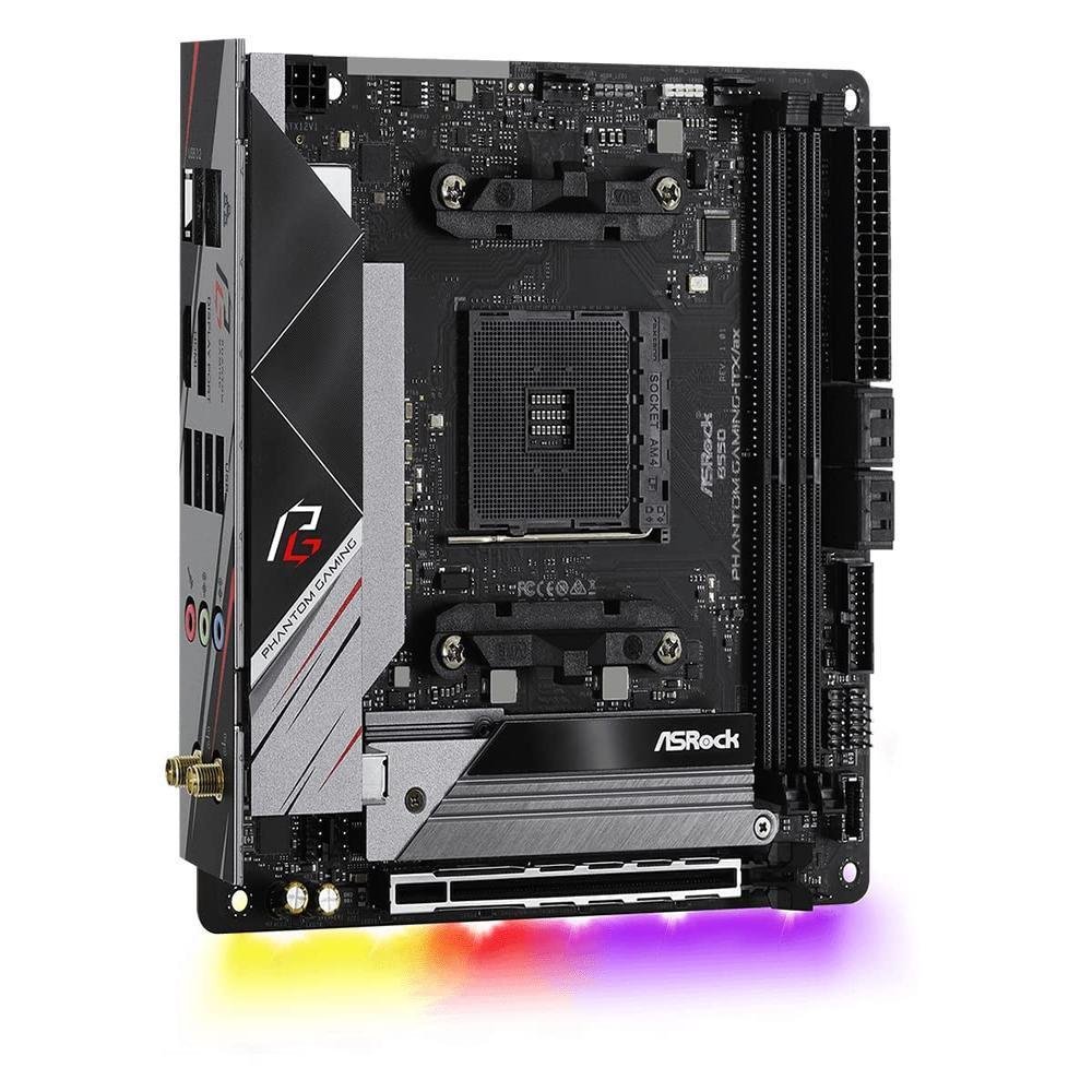 Placa Me Asrock B550 Phantom Gamingitxax KaBuM