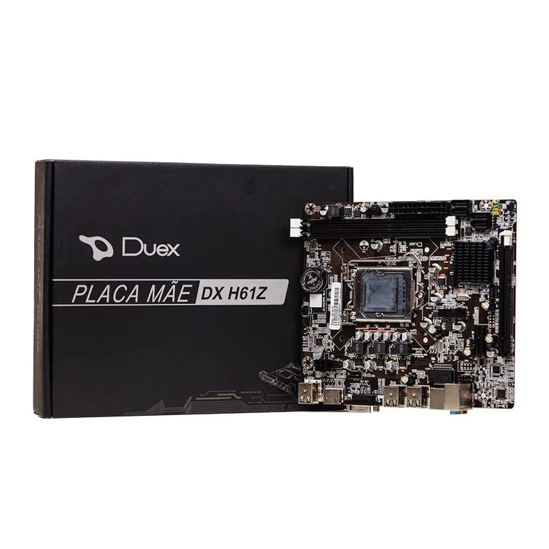 Imagem 2 de 3 do produto Placa-Mãe Duex DX H61Z, Intel LGA 1155, DDR3