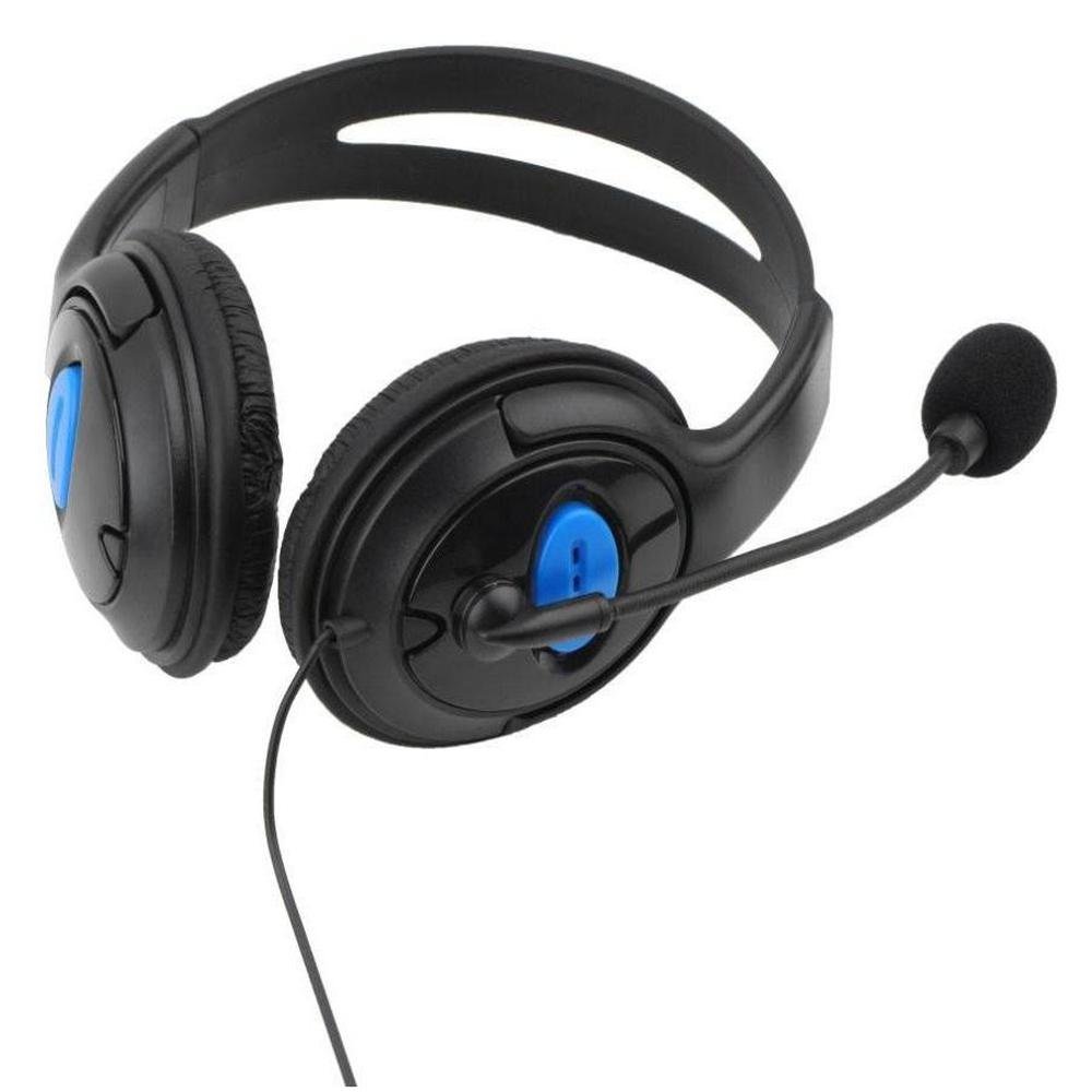 Imagem 2 de 3 do produto Fone Headset Gamer, Para Playstation 4/PS4, Com Microfone, Cabo P3