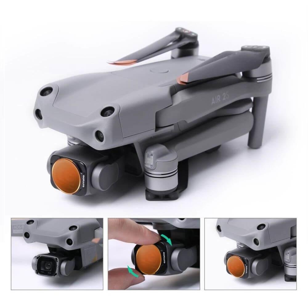 Imagem 5 de 5 do produto Filtro Nd16/pl Para Drone Dji Air 2s - Sunnylife