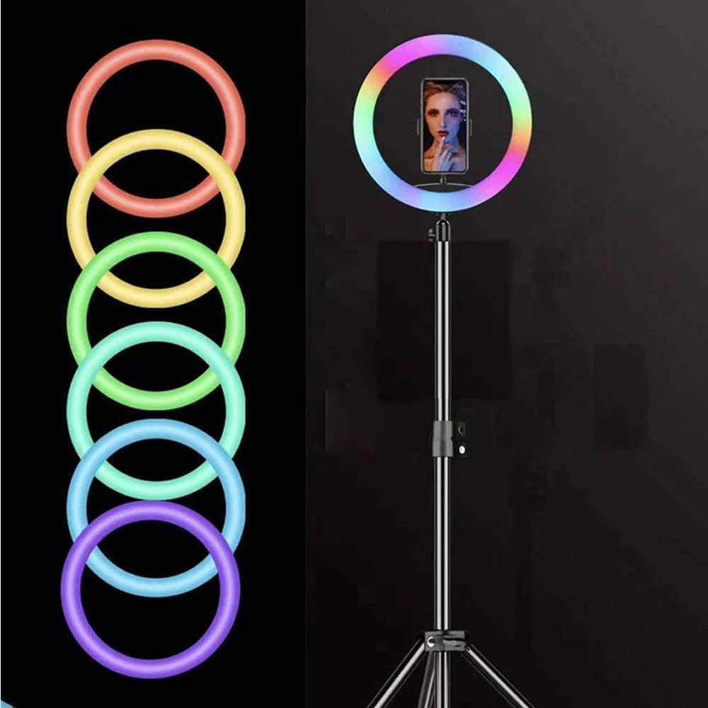 Imagem 4 de 5 do produto Ring Light de Mesa, com Tripé, Soft Ring Iluminador Circular, Diâmetro de  26cm