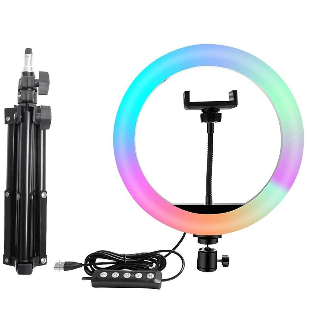 Imagem 5 de 5 do produto Ring Light de Mesa, com Tripé, Soft Ring Iluminador Circular, Diâmetro de  26cm