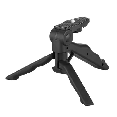 Mini Tripé World View Para Câmeras, Dobrável ,Com Punho, Handle Grip, 15cm