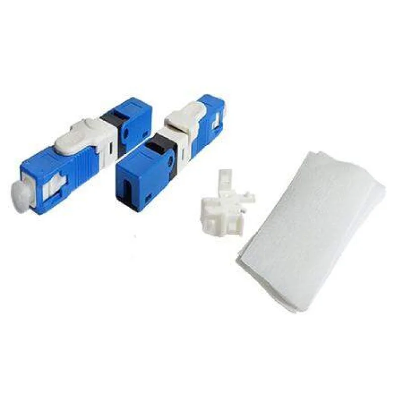 Imagem 3 de 5 do produto Fast Connector Sc/upc Com Clip E Trava Azul