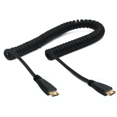 Cabo Espiral HDMI X HDMI 2.0, 4K, HD, 40cm