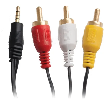 Cabo De Audio P2x3rca 1,8m Preto