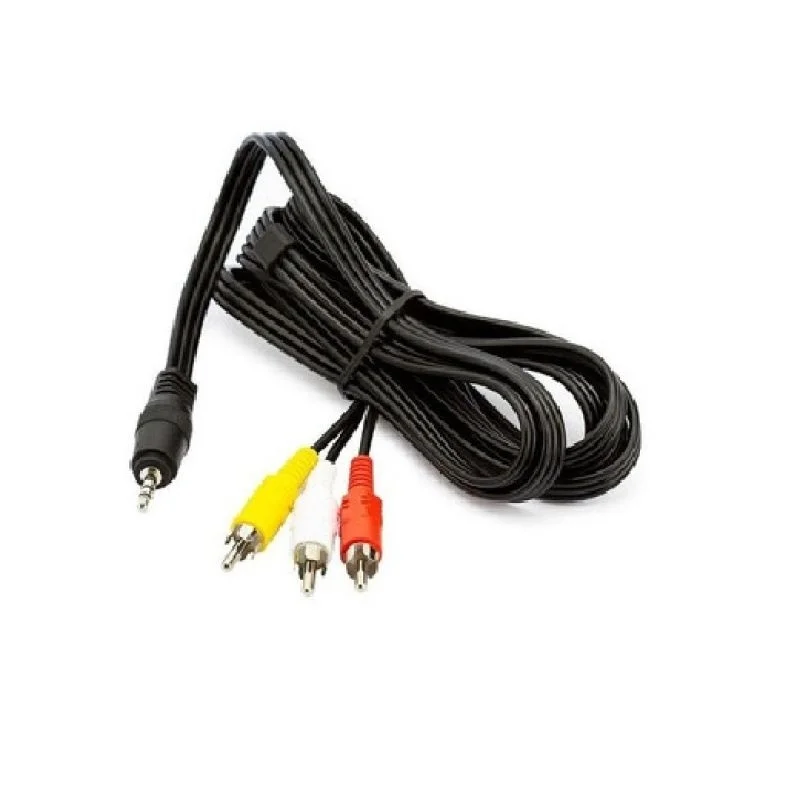 Imagem 2 de 3 do produto Cabo De Audio P2x3rca 1,8m Preto