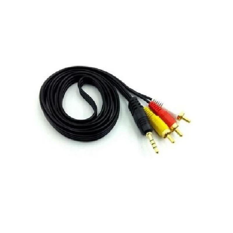 Imagem 3 de 3 do produto Cabo De Audio P2x3rca 1,8m Preto