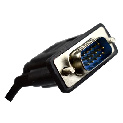 Cabo Vga Evus 15m Hd15 Preto C-044 Com Filtros Polybag 8mm
