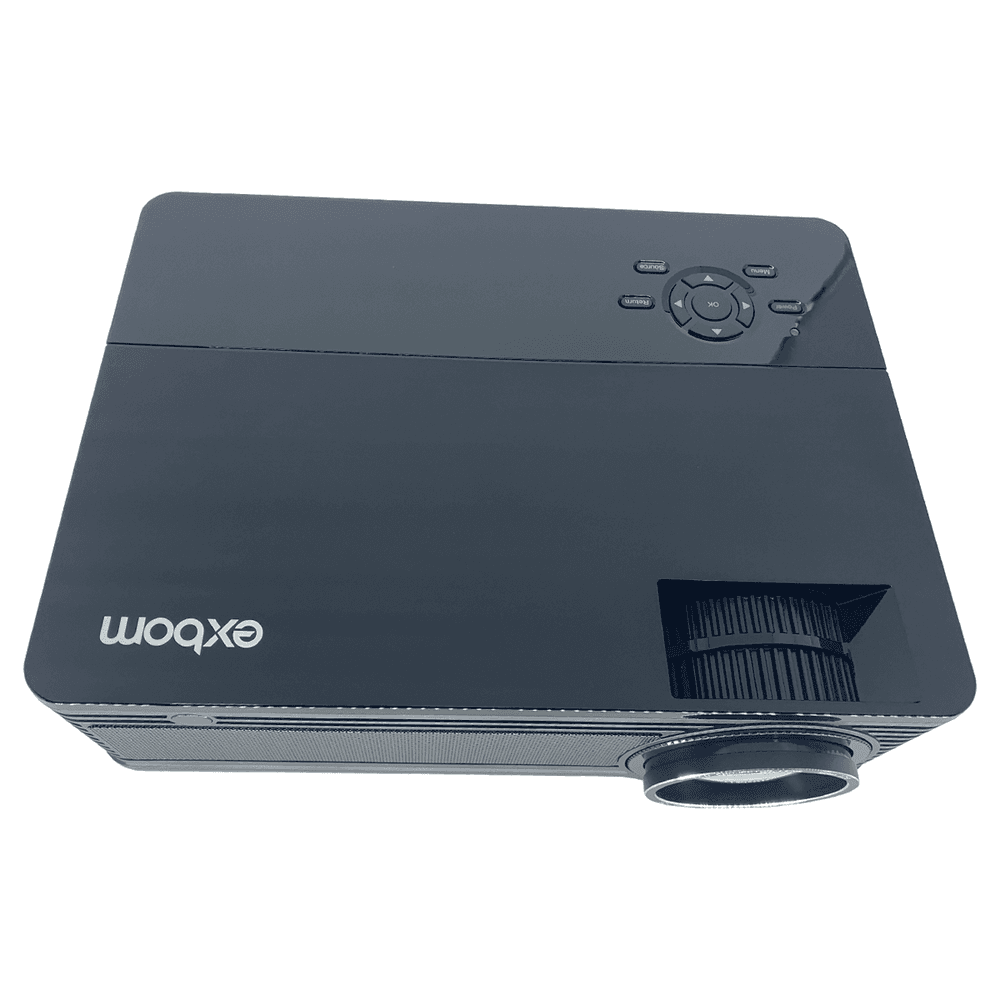 Imagem 3 de 5 do produto Projetor Exbom Led Multimídia, 1.280x800, 2800 Lumens, HDMI, AUX, USB, VGA, Preto - Pj-v220