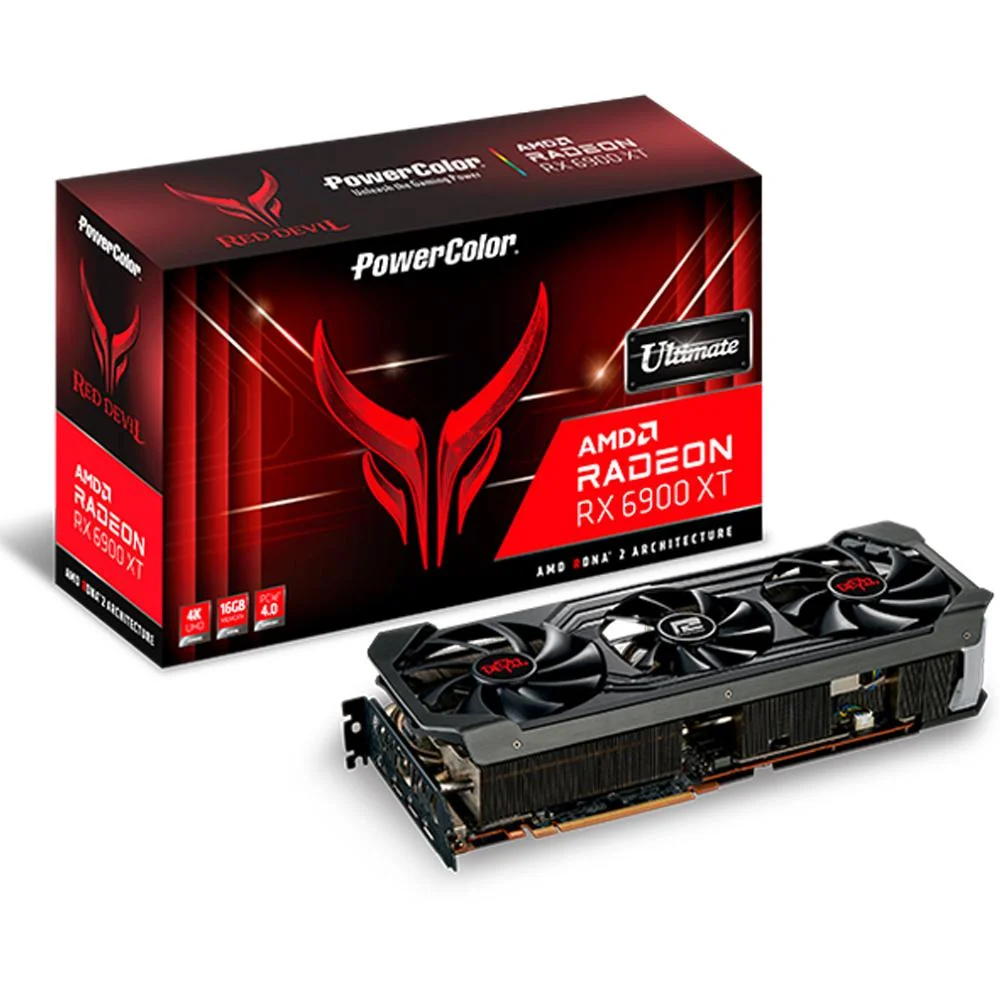 グラフィックボード・グラボ・ビデオカード PowerColor RedDevil Radeon RX6900XT 16GB Placa De Vídeo Powercolor Red Devil Amd Radeon