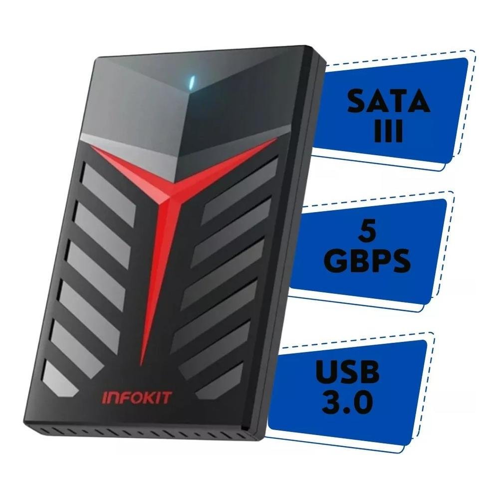 Case Externo Para Hdssd 25 Sata 3 Usb 30 Kphd003
