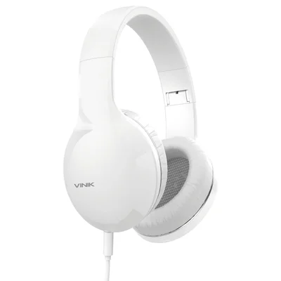 Headset Vinik Go Tune, P2 Estéreo, P3, Branco - Hg110tb