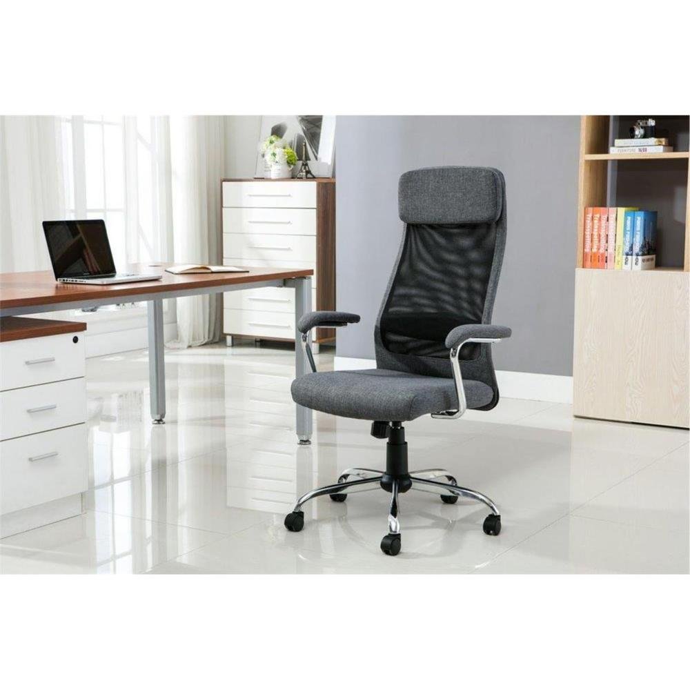 Imagem 3 de 4 do produto Cadeira De Escritório Presidente Pelegrin Cinza - Pel-9025