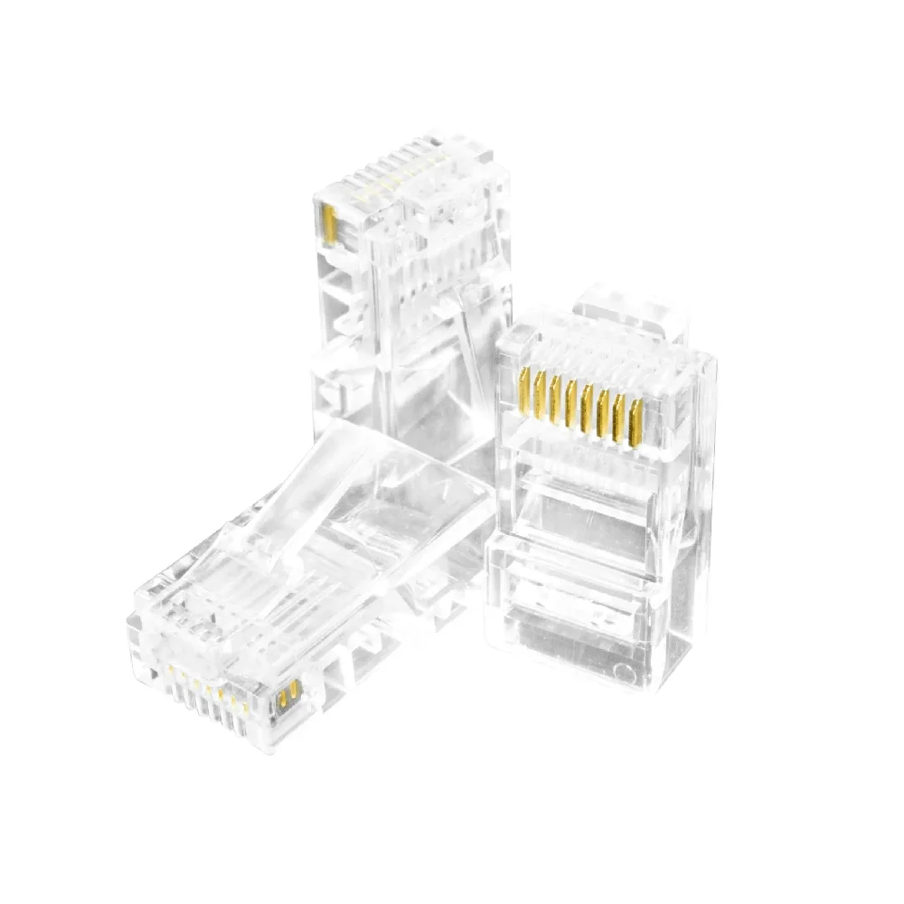 Imagem 2 de 5 do produto Conector RJ45 CAT6E Wurth, Plug Modulador, 50 Unidades