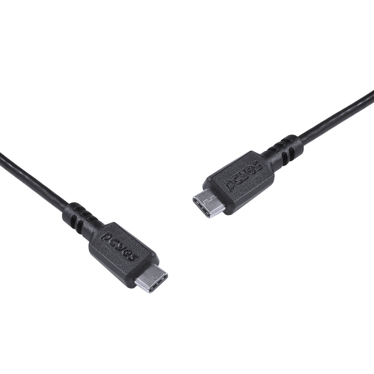 Cabo Para Celular Usb Tipo C 2.0 Para Usb Tipo C / Type C 2 Metros Preto - Pucp-02
