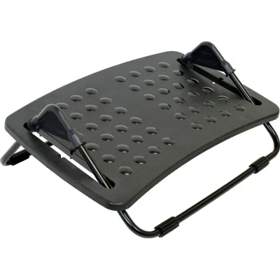 Apoio Multivisão Ergonômico Para Os Pés Abs C/ Regulagem De Inclinação Preto
