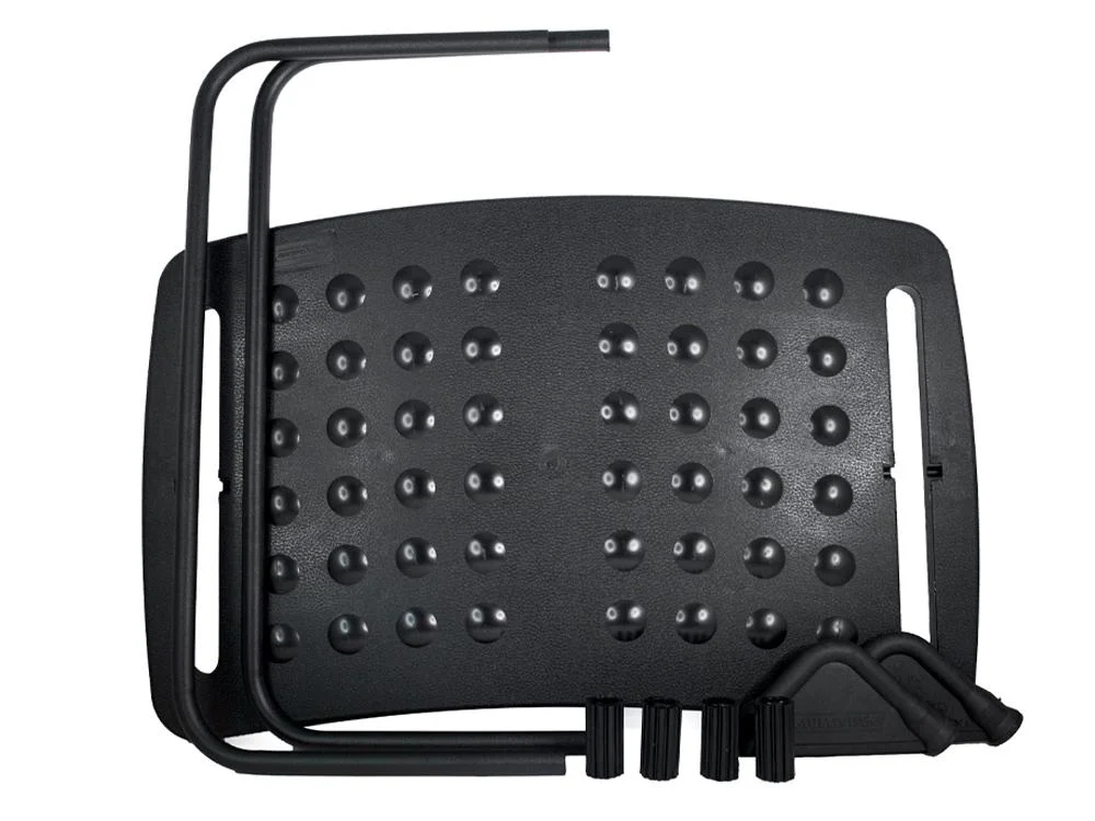 Imagem 2 de 5 do produto Apoio Multivisão Ergonômico Para Os Pés Abs C/ Regulagem De Inclinação Preto