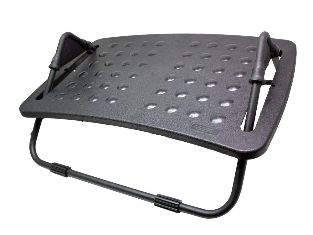 Imagem 5 de 5 do produto Apoio Multivisão Ergonômico Para Os Pés Abs C/ Regulagem De Inclinação Preto